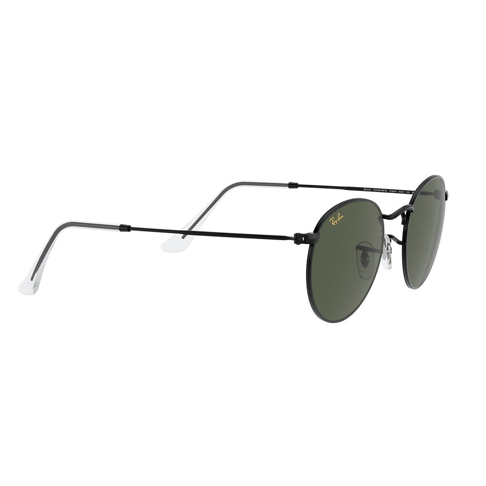 Ray-Ban 3447 Round Black G-15 Green RB3447 919931 (50)