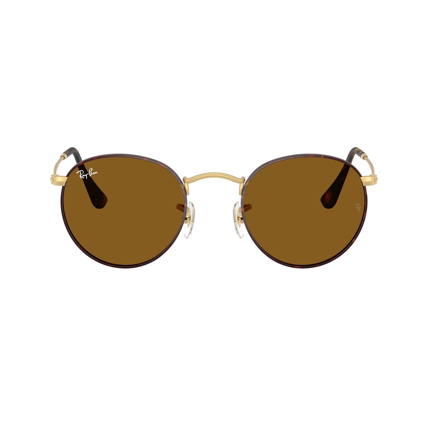 Ray-Ban 3447 Round Havana on Matte Arista Gold Brown RB3447 927533 (50)