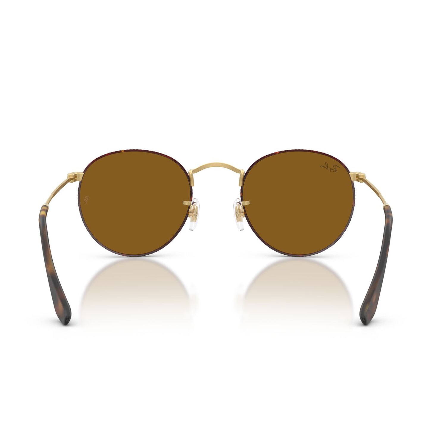 Ray-Ban 3447 Round Havana on Matte Arista Gold Brown RB3447 927533 (50)