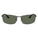 Ray-Ban 3498 Black Green RB3498 002/71 (61)