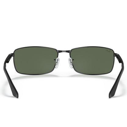 Ray-Ban 3498 Black Green RB3498 002/71 (61)