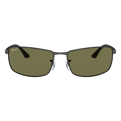 Ray-Ban 3498 Polarised Black G-15 Green RB3498 002/9A (61)