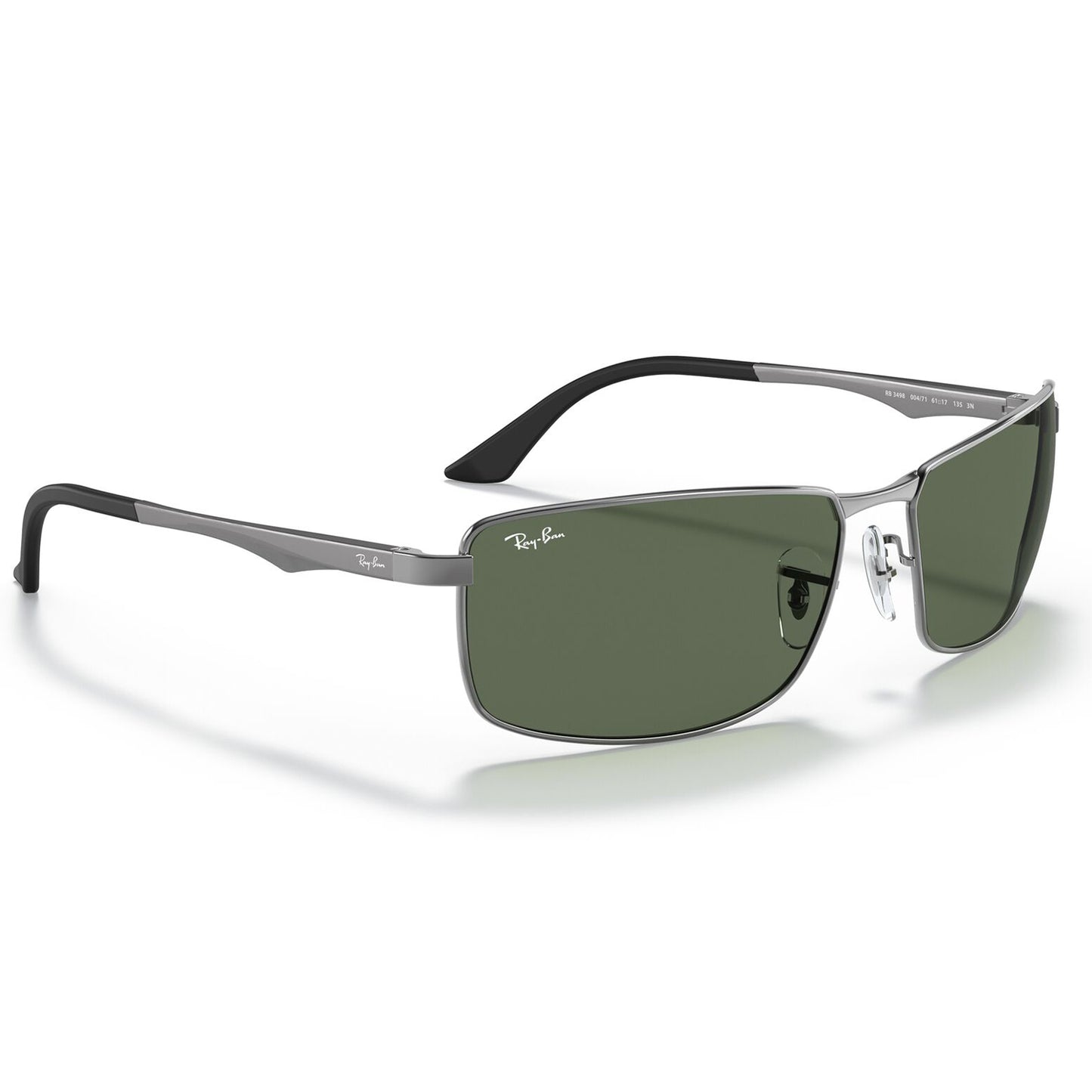 Ray-Ban 3498 Gunmetal G-15 Green RB3498 004/71 (61)