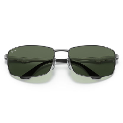 Ray-Ban 3498 Gunmetal G-15 Green RB3498 004/71 (61)