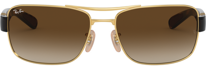Ray-Ban 3522 Arista Gold Brown Gradient RB3522 001/13 (64)