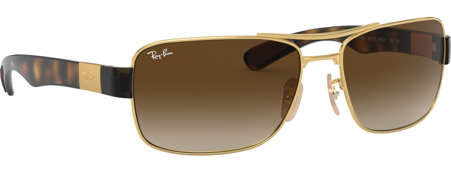 Ray-Ban 3522 Arista Gold Brown Gradient RB3522 001/13 (64)