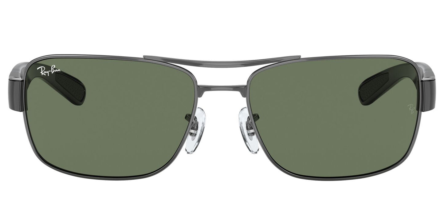Ray-Ban 3522 Gunmetal Green RB3522 004/71 (64)