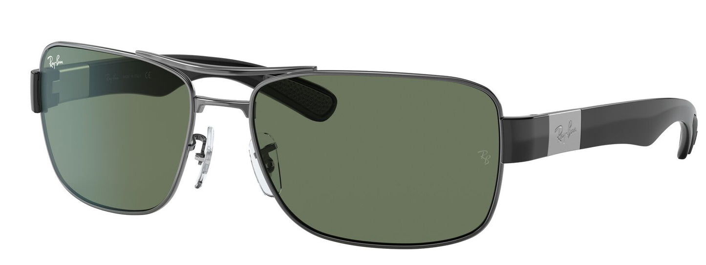 Ray-Ban 3522 Gunmetal Green RB3522 004/71 (64)