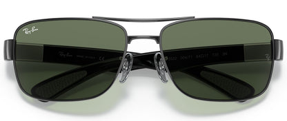 Ray-Ban 3522 Gunmetal Green RB3522 004/71 (64)
