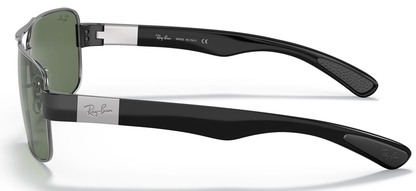 Ray-Ban 3522 Gunmetal Green RB3522 004/71 (64)