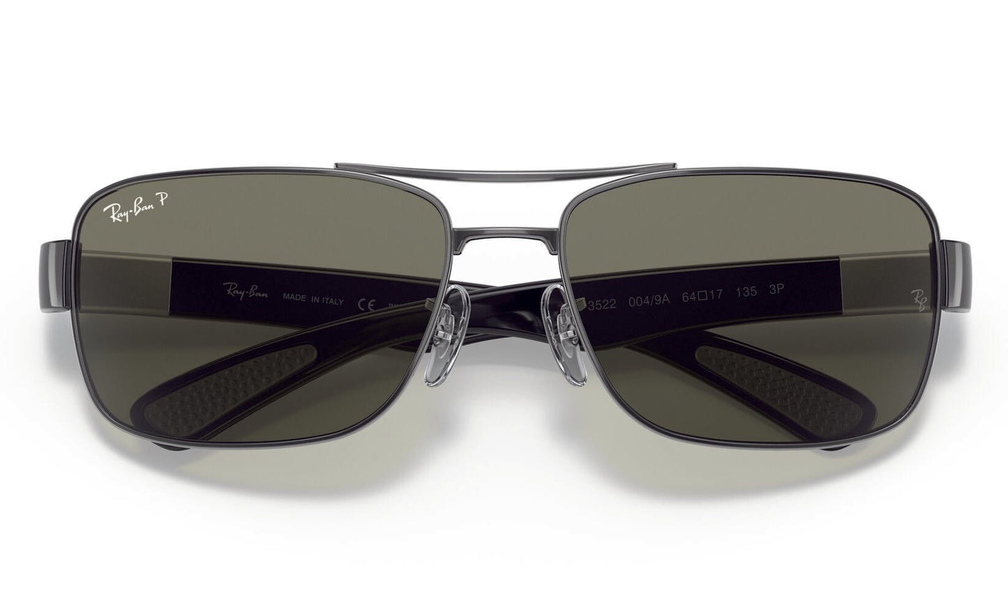 Ray-Ban 3522 Polarised Gun Metal Green (3522 004/9A)