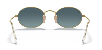 Ray-Ban 3547 Oval Arista Gold Blue Gradient RB3547 001/3M (54)