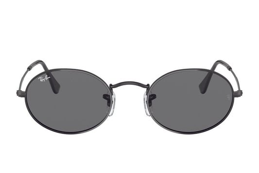 Ray-Ban 3547 Oval Black Dark Grey RB3547 002/B1 (51)