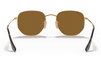 Ray-Ban Hexagonal 3548N Polarised Arista Brown (3548 001/57)