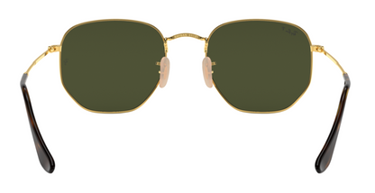 Ray-Ban Hexagonal 3548N Arista Gold G15 Green Polarised (3548 001/58)