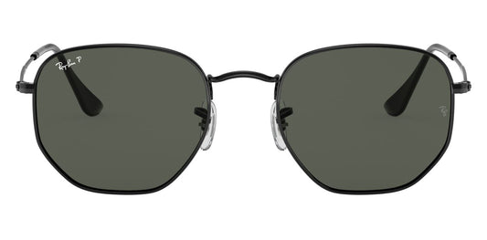 Ray-Ban 3548N Hexagonal Polarised Black G-15 Green RB3548N 002/58 (54)