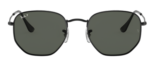 Ray-Ban 3548N Hexagonal Polarised Black G15 Green RB3548N 002/58 (51)