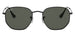 Ray-Ban 3548N Hexagonal Polarised Black G-15 Green RB3548N 002/58 (54)
