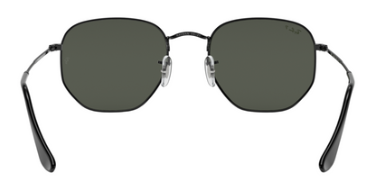 Ray-Ban Hexagonal 3548N Black G15 Green Polarised (3548 002/58)