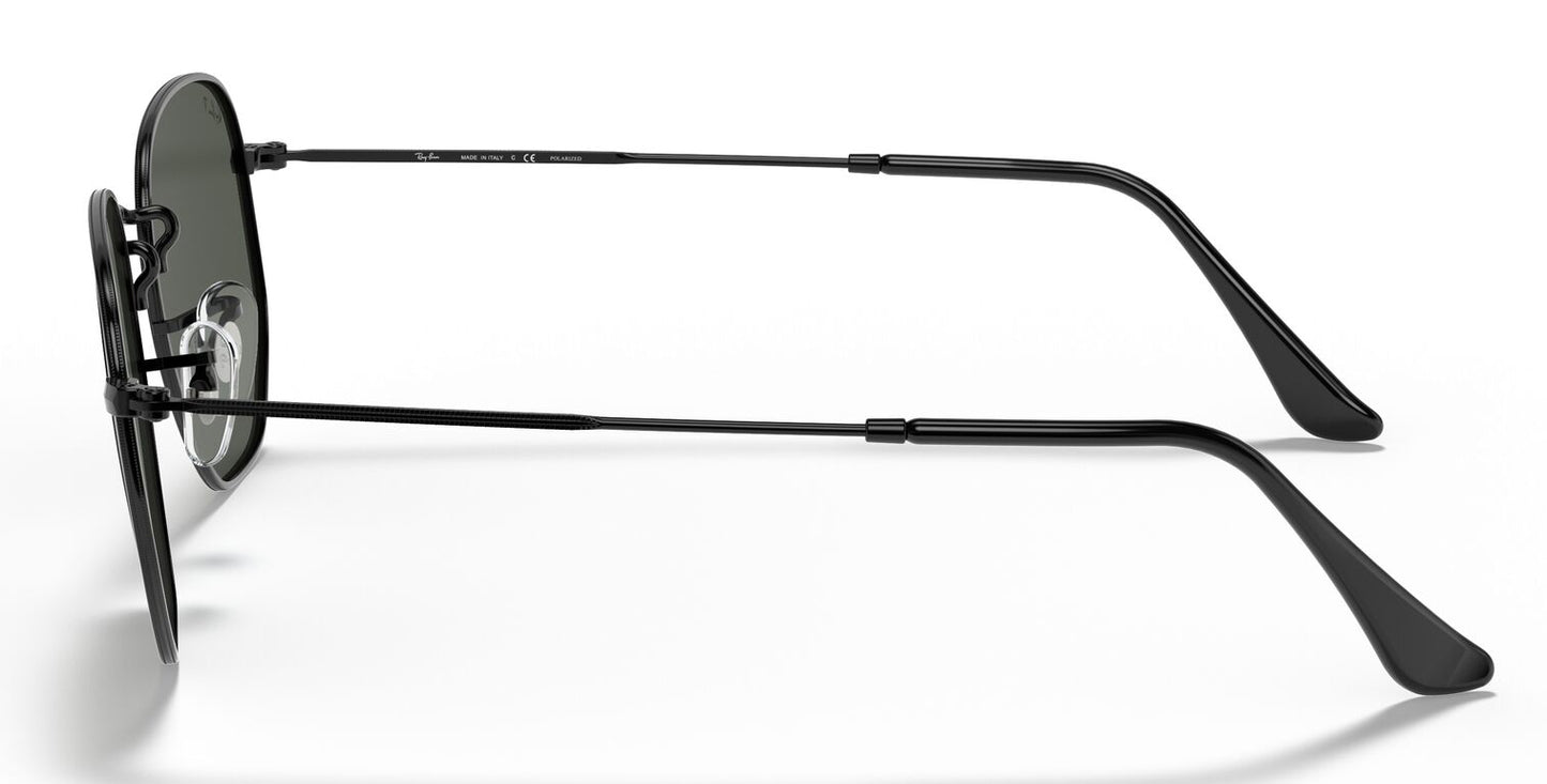 Ray-Ban 3548N Hexagonal Polarised Black G-15 Green RB3548N 002/58 (54)