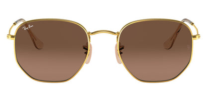 Ray-Ban 3548N Hexagonal Arista Gold Brown RB3548N 912443 (54)