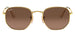 Ray-Ban 3548N Hexagonal Arista Gold Brown RB3548N 912443 (54)