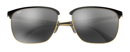 Ray-Ban 3569 Black on Arista Grey Mirror Silver Gradient (3569 187/88)