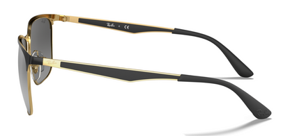 Ray-Ban 3569 Black on Arista Grey Mirror Silver Gradient (3569 187/88)