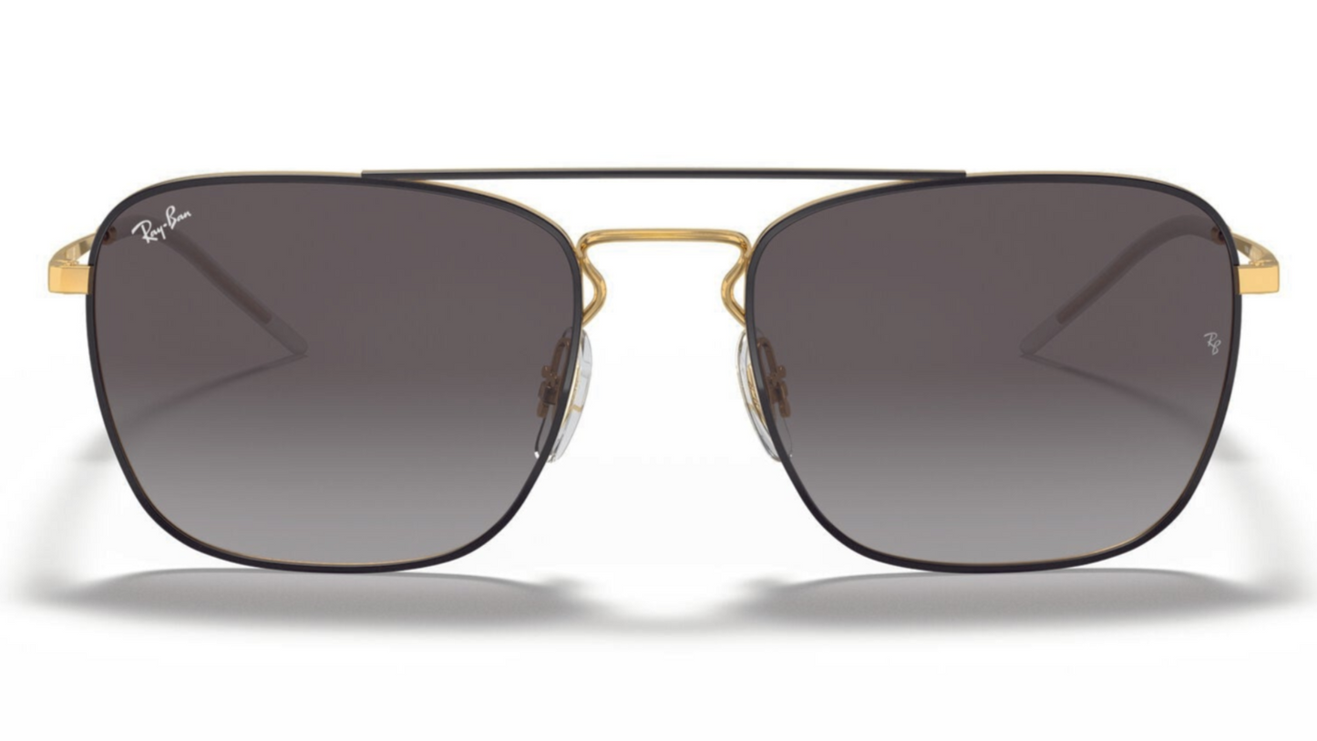 Ray-Ban 3588 Black on Gold Grey Gradient (3588 90548G)