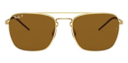 Ray-Ban 3588 Polarised Arista Gold Dark Brown RB3588 925083 (55)