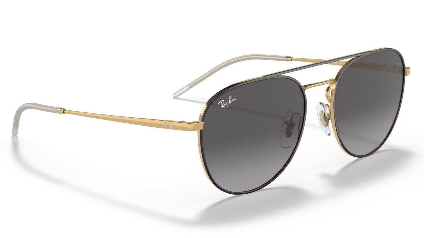 Ray-Ban 3589 Black on Gold Grey Gradient (3589 9054/8G)