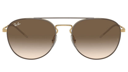 Ray-Ban 3589 Brown on Gold Brown Gradient (3589 905513)