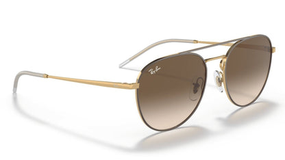 Ray-Ban 3589 Brown on Gold Brown Gradient (3589 905513)