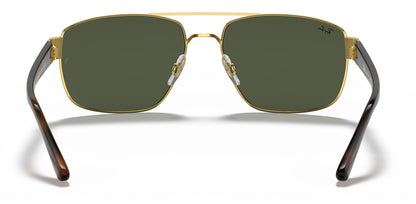 Ray-Ban 3663 Polarised Arista Gold Brown RB3663 001/31 (60)