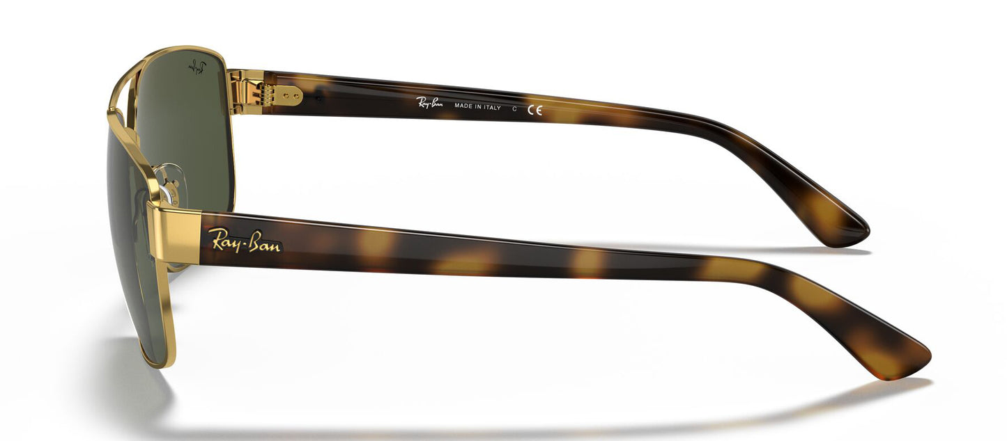 Ray-Ban 3663 Polarised Arista Gold Brown RB3663 001/31 (60)