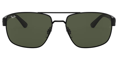 Ray-Ban 3663 Black G-15 Green RB3663 002/31 (60)