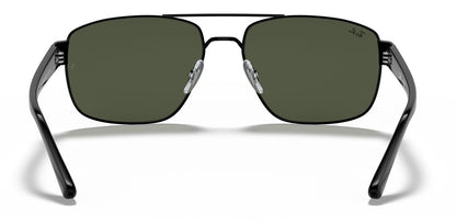 Ray-Ban 3663 Black G-15 Green RB3663 002/31 (60)