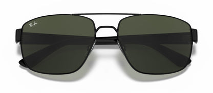 Ray-Ban 3663 Black G-15 Green RB3663 002/31 (60)