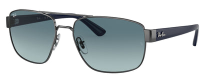 Ray-Ban 3663 Gunmetal Blue Grey Gradient RB3663 004/3M (60)
