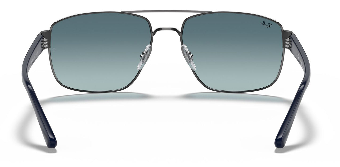 Ray-Ban 3663 Gunmetal Blue Grey Gradient RB3663 004/3M (60)