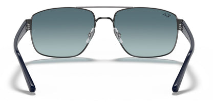 Ray-Ban 3663 Gunmetal Blue Grey Gradient RB3663 004/3M (60)