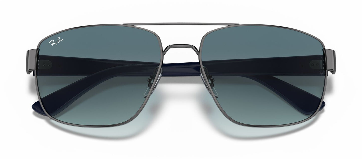 Ray-Ban 3663 Gunmetal Blue Grey Gradient RB3663 004/3M (60)