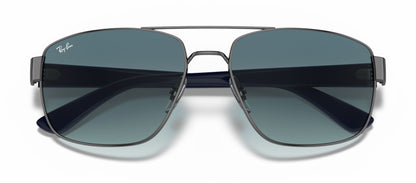 Ray-Ban 3663 Gunmetal Blue Grey Gradient RB3663 004/3M (60)