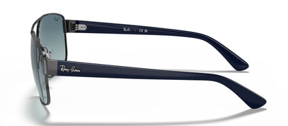 Ray-Ban 3663 Gunmetal Blue Grey Gradient RB3663 004/3M (60)