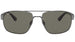 Ray-Ban 3663 Polarised Gunmetal Black Green (3663 004/58)