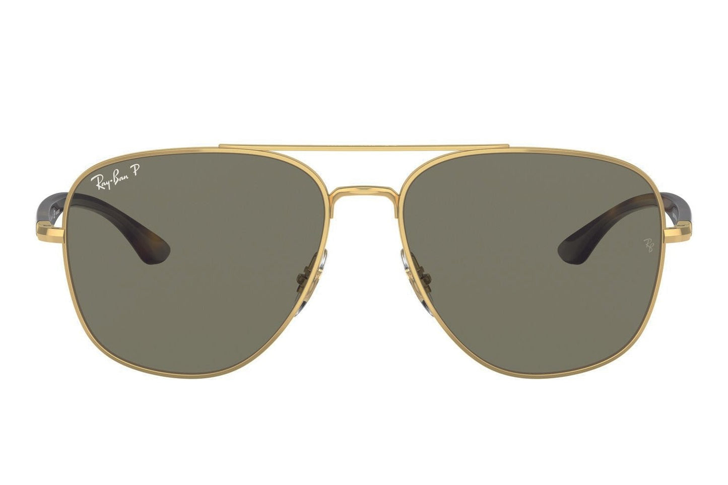 Ray-Ban 3683 Polarised Gold Green (3683 001/58)