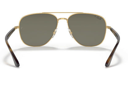 Ray-Ban 3683 Polarised Gold Green (3683 001/58)