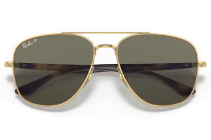 Ray-Ban 3683 Polarised Gold Green (3683 001/58)