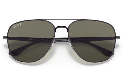 Ray-Ban 3683 Polarised Gloss Black Green (3683 002/58)