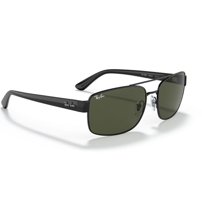 Ray-Ban 3687 Black Green RB3687 002/31 (61)
